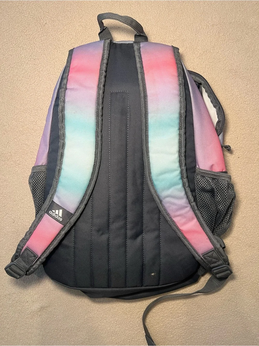 adidas Kids Pastel Pink & Teal Ombre Backpack